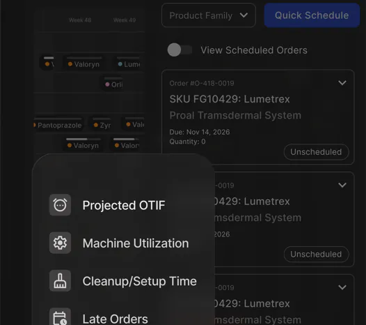 How does shop floor scheduling software improve production efficiency?