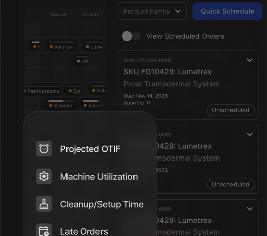 How does shop floor scheduling software improve production efficiency?